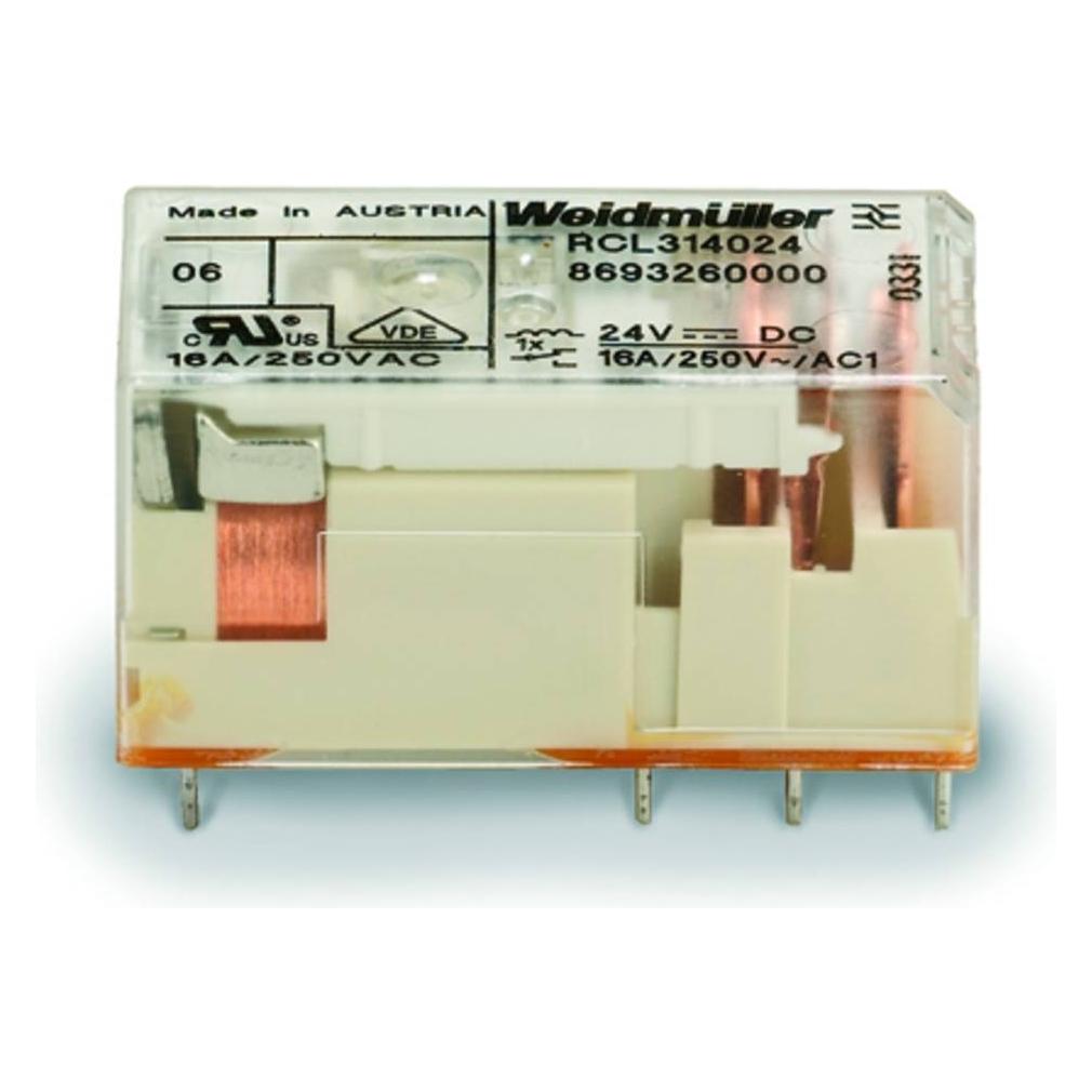 Weidmüller Printrelais 24 V/DC 16 A 1 Wec (8693260000)