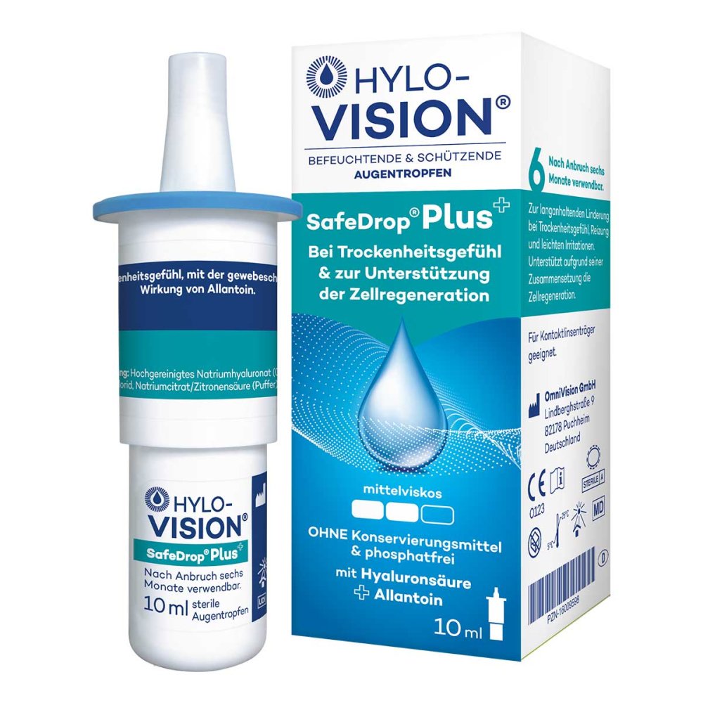 OmniVision GmbH Hylo-Vision Safedrop Plus Augentropfen 16009598
