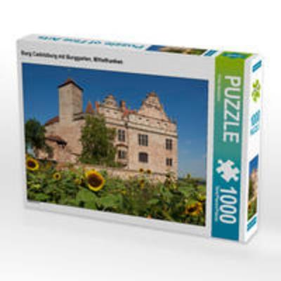 CALVENDO Puzzle Burg Cadolzburg mit Burggarten, Mittelfranken | 1000 Teile Lege-Größe 64x48cm Foto-Puzzle für glückliche Stunden