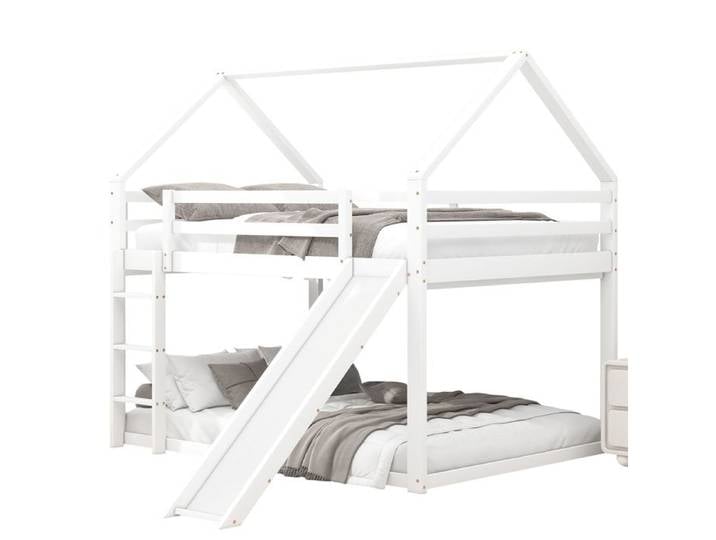 Feuille épaissie Structure de lit Nouveau matériau respectueux de l'environnement lit double lit d'enfant lit familial lits superp