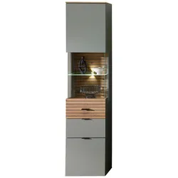 Vitrine Memphis Grün/Eiche Artisan