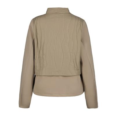Outdoorjacke LUHTA "Luhta Midlayer Harju", Damen, Gr. 40, beige (kitt), Stoff, 100% Polyamid, normal, Jacken Outdoorjacke