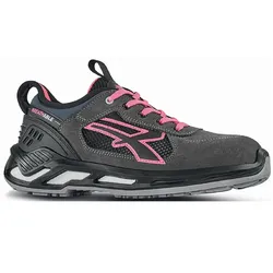 Damen Sicherheitshalbschuhe S1P "KATE" RED 360 - 39 - schwarz