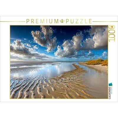 CALVENDO Puzzle Wattenmeer an der Nordsee | 1000 Teile Lege-Größe 64 × 48 cm Foto-Puzzle für glückliche Stunden, von , Calvendo Puzzle