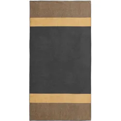 Dyckhoff Saunatuch XL Two-Tone Stripe 200 x 100 cm gelb