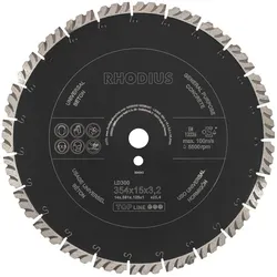 Rhodius, Sägeblatt, Diamantscheibe LD300 354 x 15,0 x 3,2 x 25,40