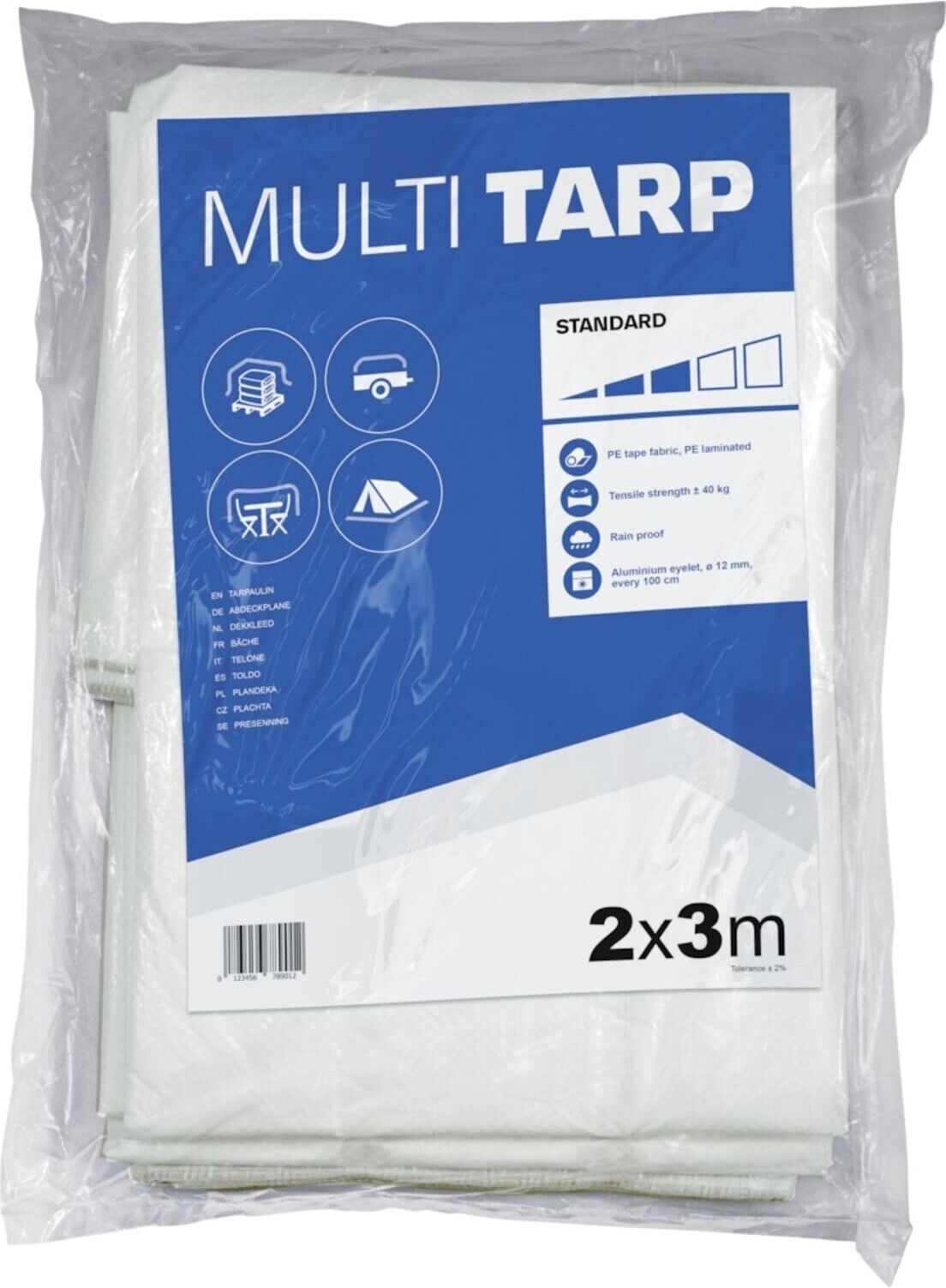 Plane MULTI TARP standard 2x3 m 120 Gr. ; Becker (70259329)