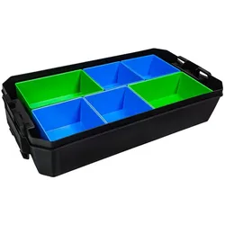 Sortimo ProClick Werkzeugwanne ClickTray M74 BSS Schwarz + Insetboxenset CD3