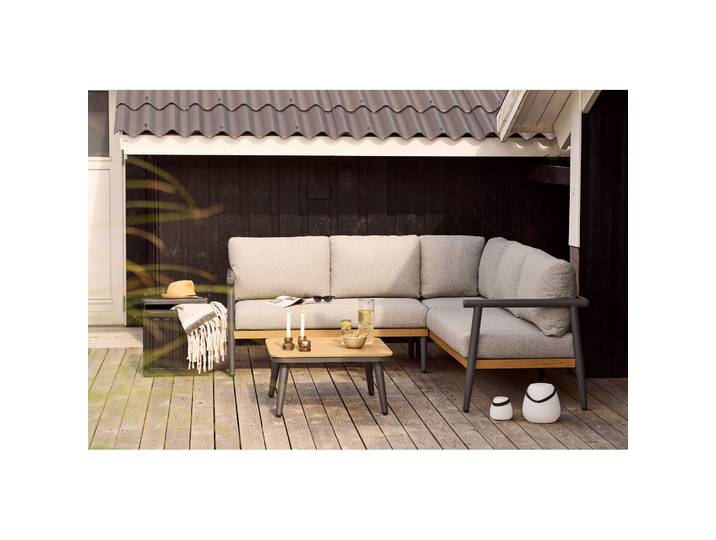 Ensemble lounge Nagzam 2 pièces 200 x 65 x 200cm Gris