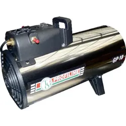 Gas-Heizgebläse 11-18kW regelbar - schwarz