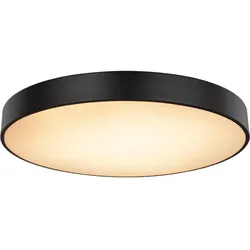 LED Decken Lampe dimmbar Leuchte schwarz Wohn Schlaf Zimmer Tageslicht Leuchte Fernbedienung