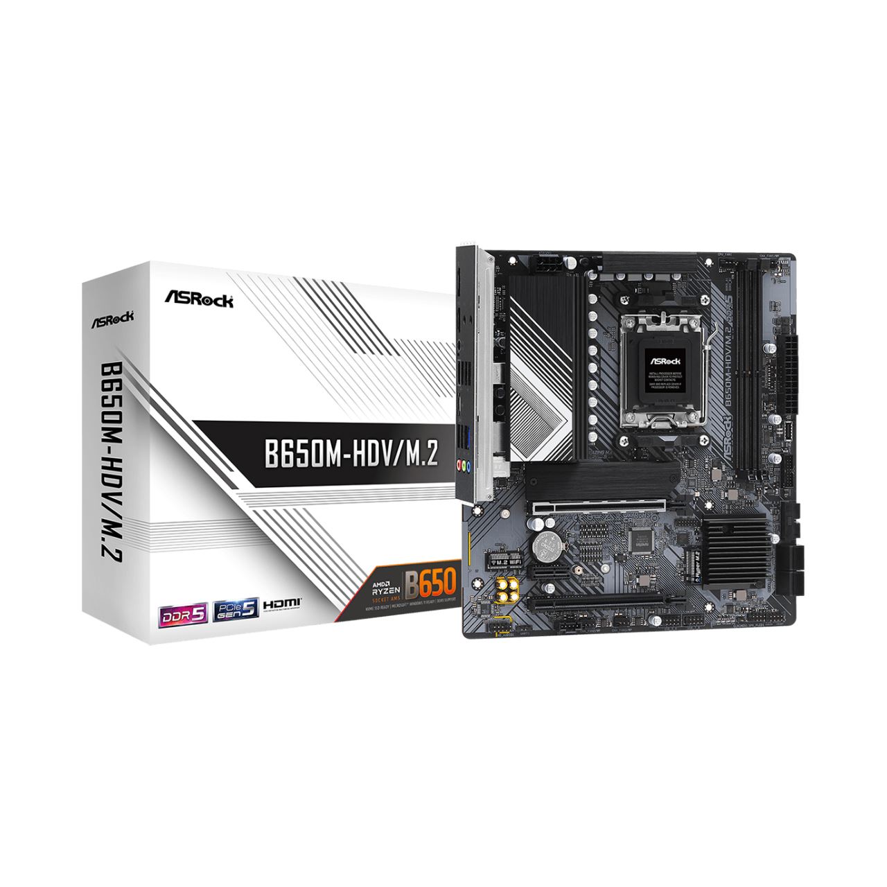 ASRock B650M-HDV/M.2 AMD B650 So.AM5 DDR5 mATX Retail