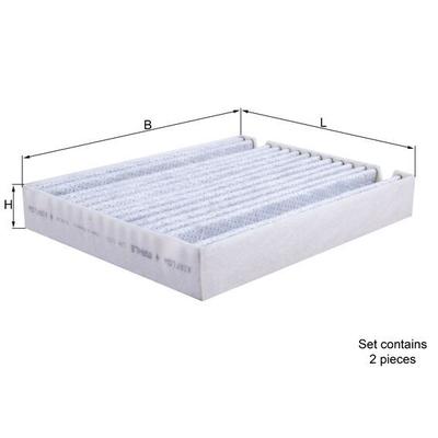 MAHLE Filter, Innenraumluft LAK 1151/S für Mercedes