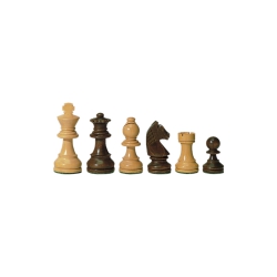 Weible Schachfiguren - Staunton - braun - Königshöhe 63 mm 245535