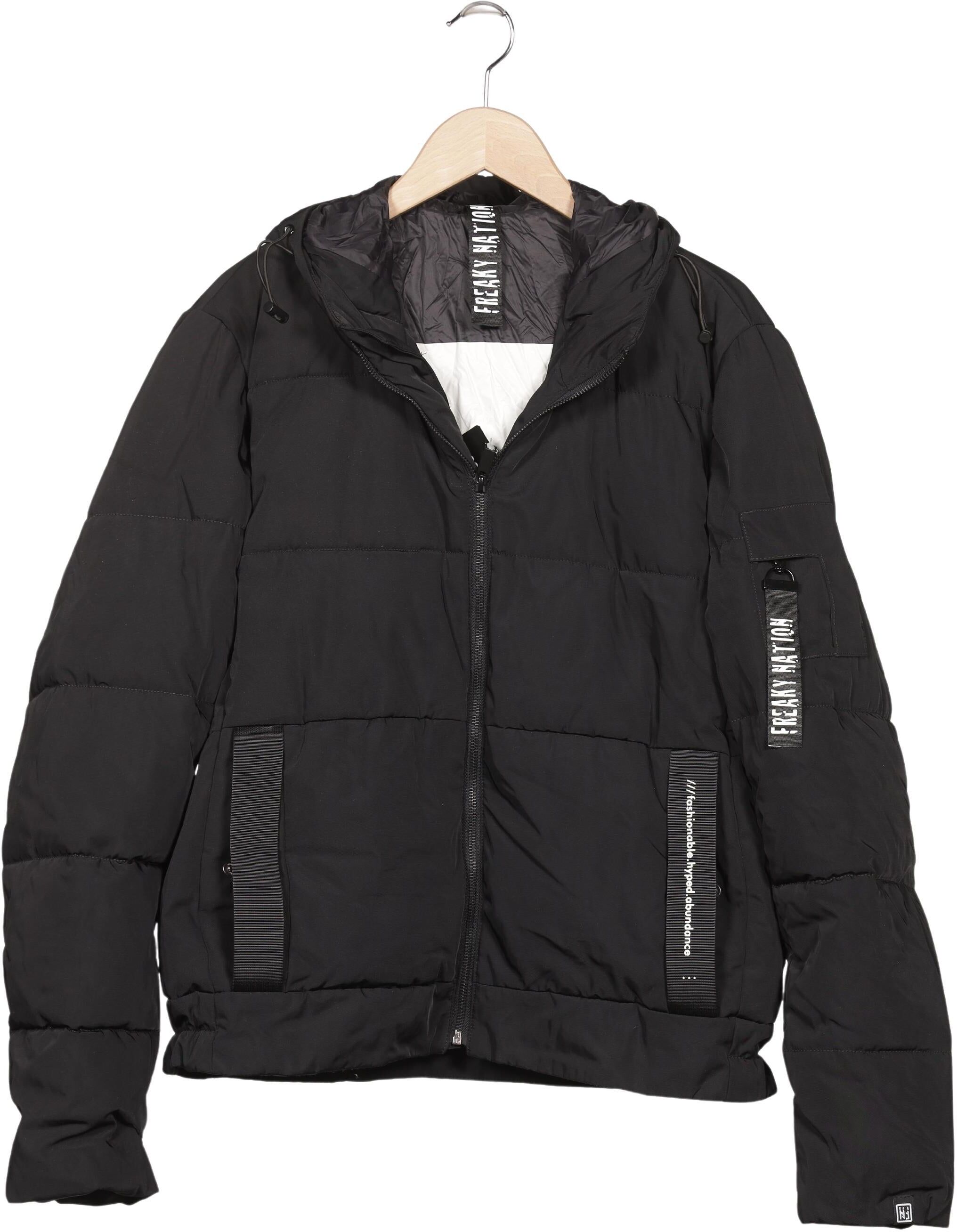 Freaky Nation Damen Jacke, Schwarz, Gr. L, Synthetik - Second Hand