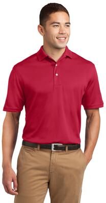 Sport-Tek TK469 Tall Dri-Mesh Polo Shirt in Red size XL/Tall   Polyester