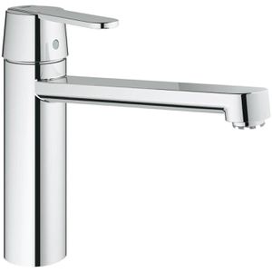 GROHE Küchenarmatur Get Spültischarmatur, chrom, Niederdruck, 140° schwenkbar