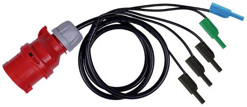 Metrel A 1641 Messadapter CEE-Kupplung 16A 3polig - Bananenstecker 4mm