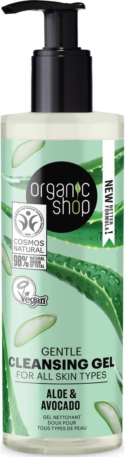 Organic Shop Aloe & Avocado Cleansing Gel 200ml