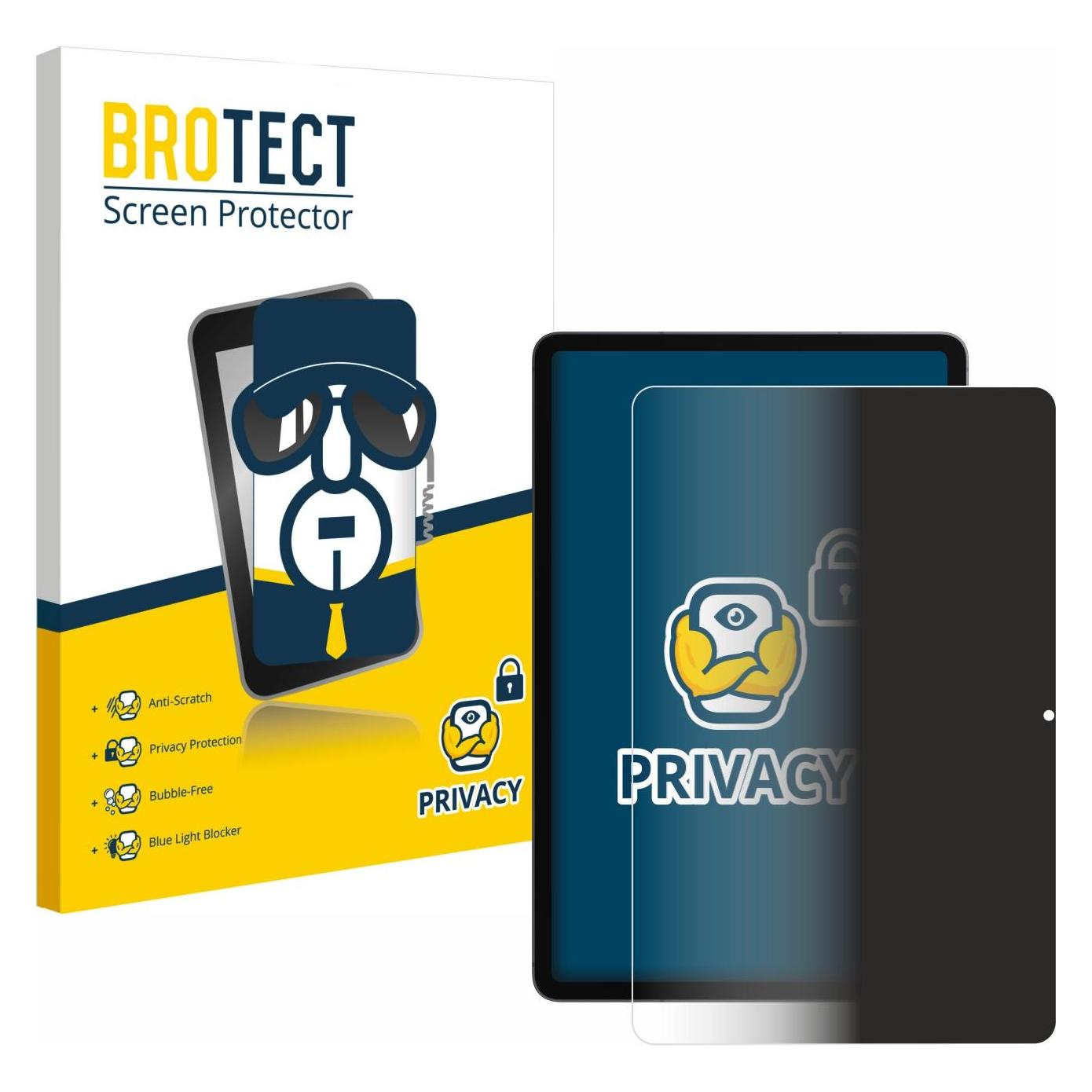 Brotect Sichtschutzfolie für Samsung Galaxy Tab S11 (Hochformat) Anti-Spy Privacy Folie Blaulicht-Schutz (1 Stk., Samsung Galaxy Tab S11) (6060289)