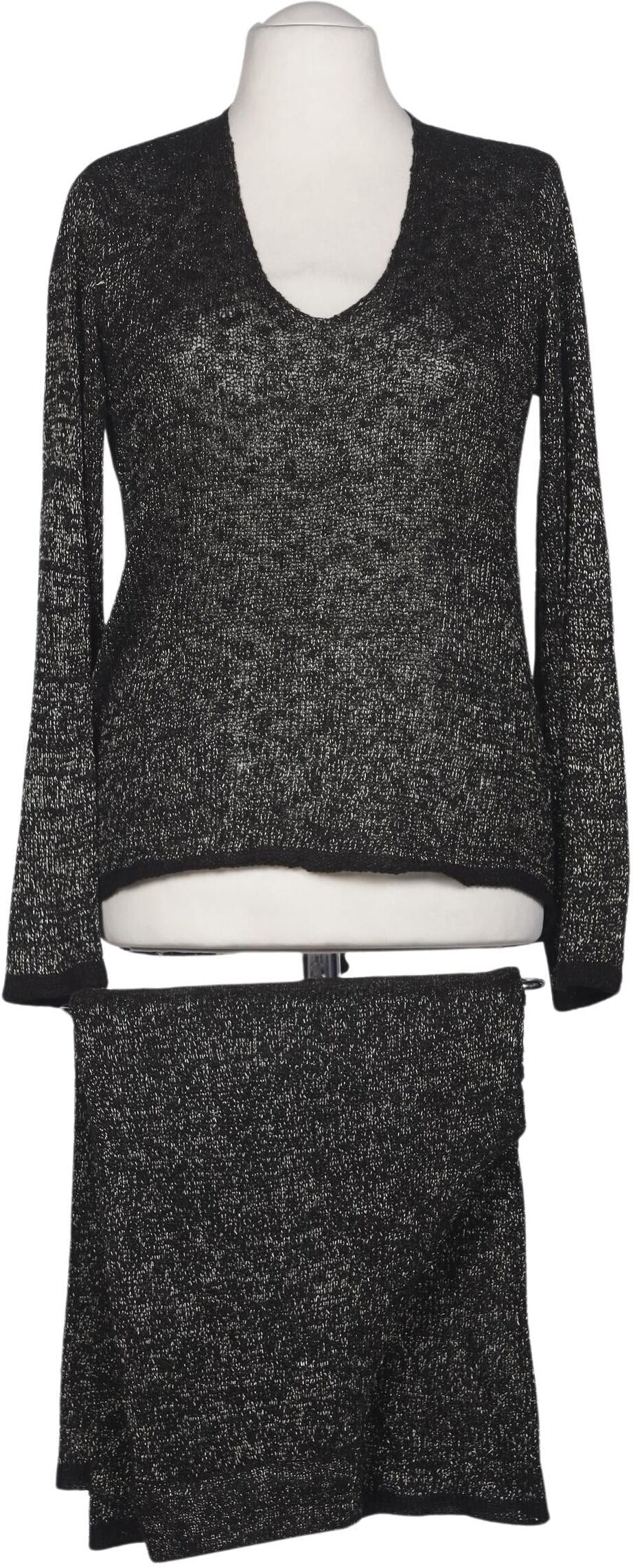 Zara Damen Anzug oder Kombination, Schwarz, Gr. L, Synthetik - Second Hand