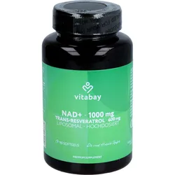 Liposomales Nad+ 1000 mg + Trans-Reveratrol 600 mg 90 ST