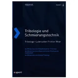 Tribologie und Schmierungstechnik 71, 2, Fachbücher von Christian Heinrich, Katharina Schmitz, Thomas Decker, Marius Hofmeister, Georg Jacobs, Julian Röder, Christoph Paridon, Kai von Schulz, Tilmann Linde, Merle Hanse, Armin Lohrengel, Steffen Jäger, Jonas Schütz