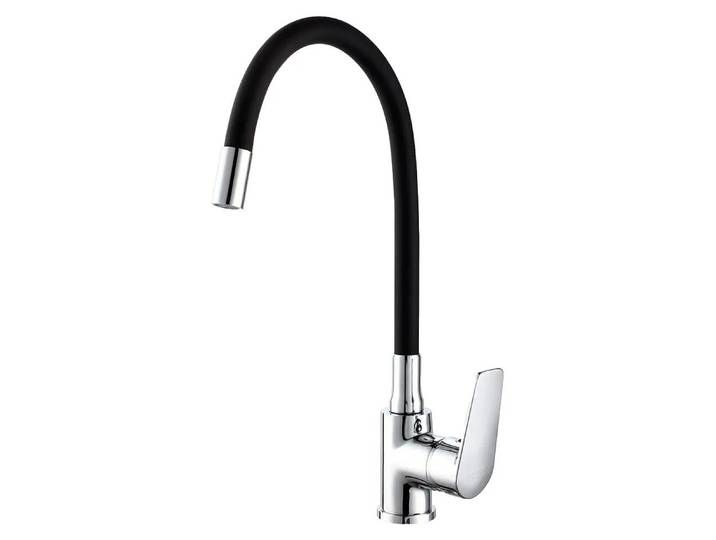 Robinet Baiona Flexible Noir Flexible Caoutchouc Noir - Edm