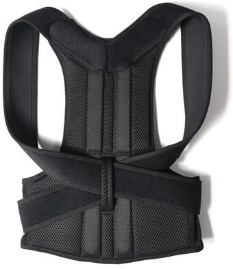 Inspired Finds Adjustable Clavicle Posture Corrector And Back Trainer black s