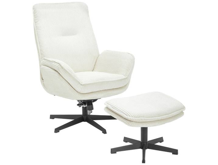 Carryhome Relaxsesselset, Creme, Metall, 75x103x85 cm, Liegefunktion, Relaxfunktion, Wohnzimmer, Sessel, Relaxsessel