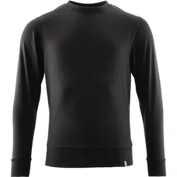 Bio Sweatshirt "20384" Crossover - 6XL - vollschwarz