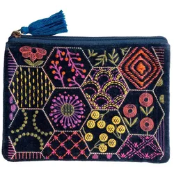 Samttäschchen Bloom Art bunt