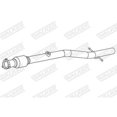 Walker Abgasrohr [Hersteller-Nr. 10872] für Opel