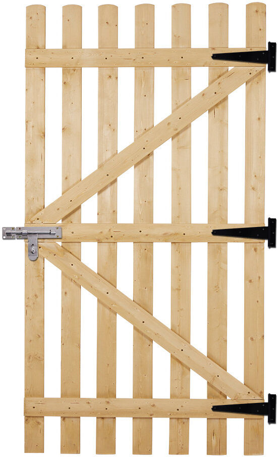 Alpen Home Arendt 90 cm W Gate Fencing with 1 Panel(s) Included Beige 150cm H x 90cm W