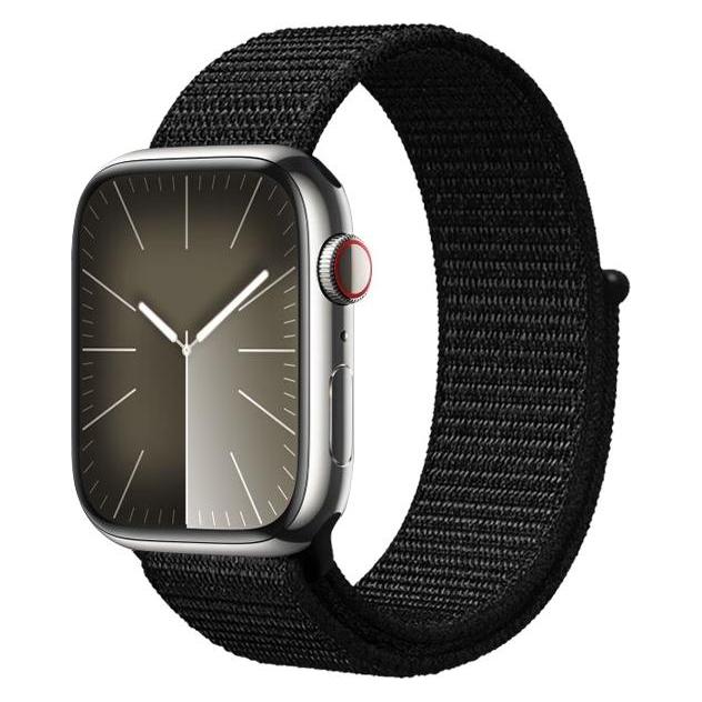 Crong Reflektierendes Band - Uhren-Sportarmband, 38 (Nylon) (CRG-40RFB-BLK)