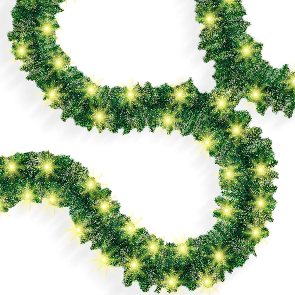 KESSER LED Kerstguirlande met verlichting voor kerstdecoratie