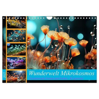Wunderwelt Mikrokosmos (Wandkalender 2027 DIN A4 quer), CALVENDO Monatskalender