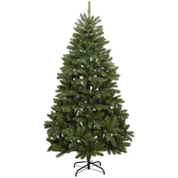 vidaXL, Weihnachtsbaum, Weihnachtsbaum Klappbar LED Beleuchtet Christbaum Tannenbaum Deko 300cm (300 cm)