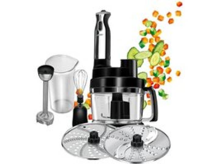 Robot Cuisine Multifonction Hachoir Pétrin Mélangeur fruits et Légumes MPM MRK-17 800W Noir
