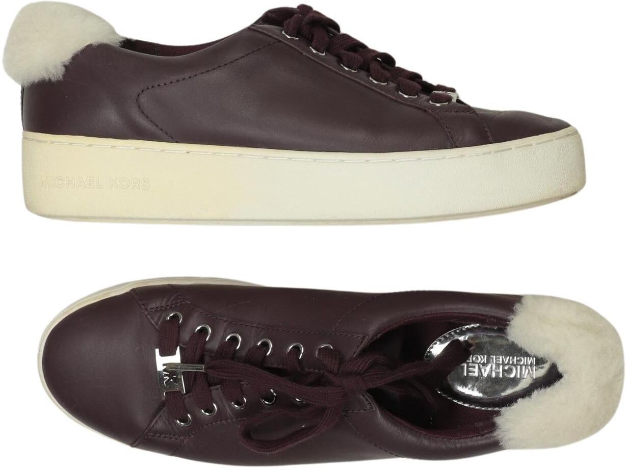 Michael Michael Kors Damen Halbschuh, Bordeaux, Gr. EU 38.5, Leder - Second Hand