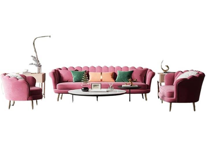 Xlmoebel Polstergarnitur Samt Sofa in modernem Design für gemütliche Wohnzimmer-Lounges, (Polstergarnitur, 3-tlg., Sofagarnitur 3+2+1 Sitzer), Hergestellt in Europa