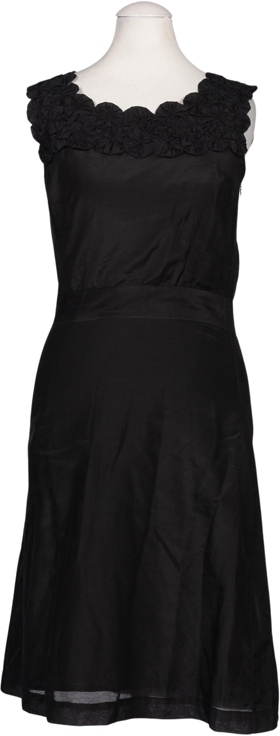 More & More Damen Kleid, Schwarz, Gr. EU 34, Seide / Baumwolle - Second Hand