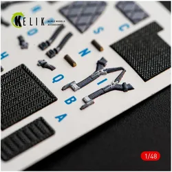 Kelik F-15E (Early) - interior 3D decals for Hasegawa