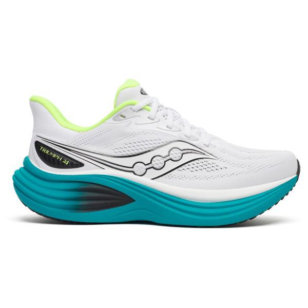 Saucony - Triumph 24 - Runningschuhe EU 44,5 weiß/ tranquil
