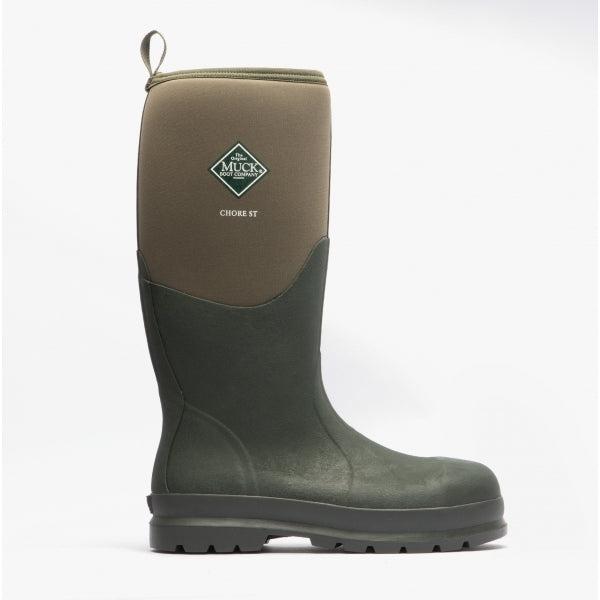 Muck Boots CHORE CLASSIC SAFETY Unisex Sicherheitsgummistiefel Moos
