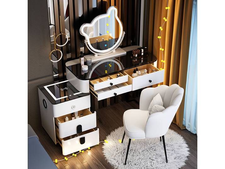 Meubles uniques tiroirs accessoires vanité Table Console ordinateur chevet femmes grande coiffeuse ongles Comoda Pra Quarto maison