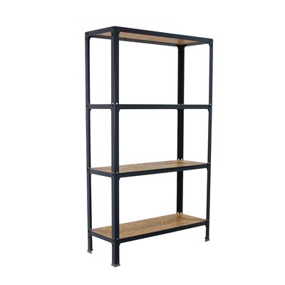 SimonRack Metall-Steckregal Simonhome click Holz plus 4/300 anthrazit/osb