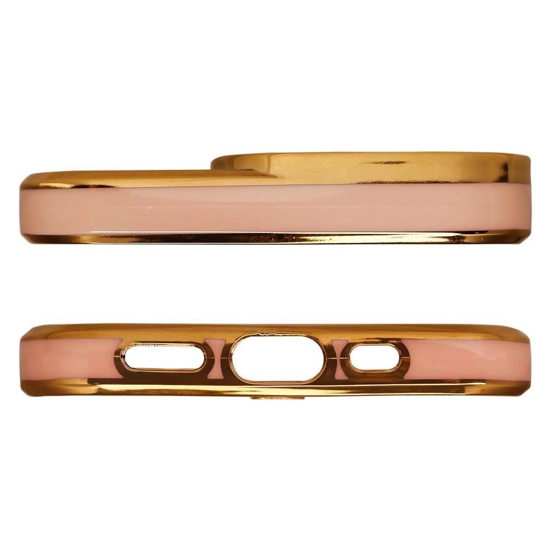 Hurtel Fashion Case Cover für Xiaomi Redmi Note 11 Pro Gold Frame Gel Cover Gold (Xiaomi Redmi Note 11 Pro) (1404978613)