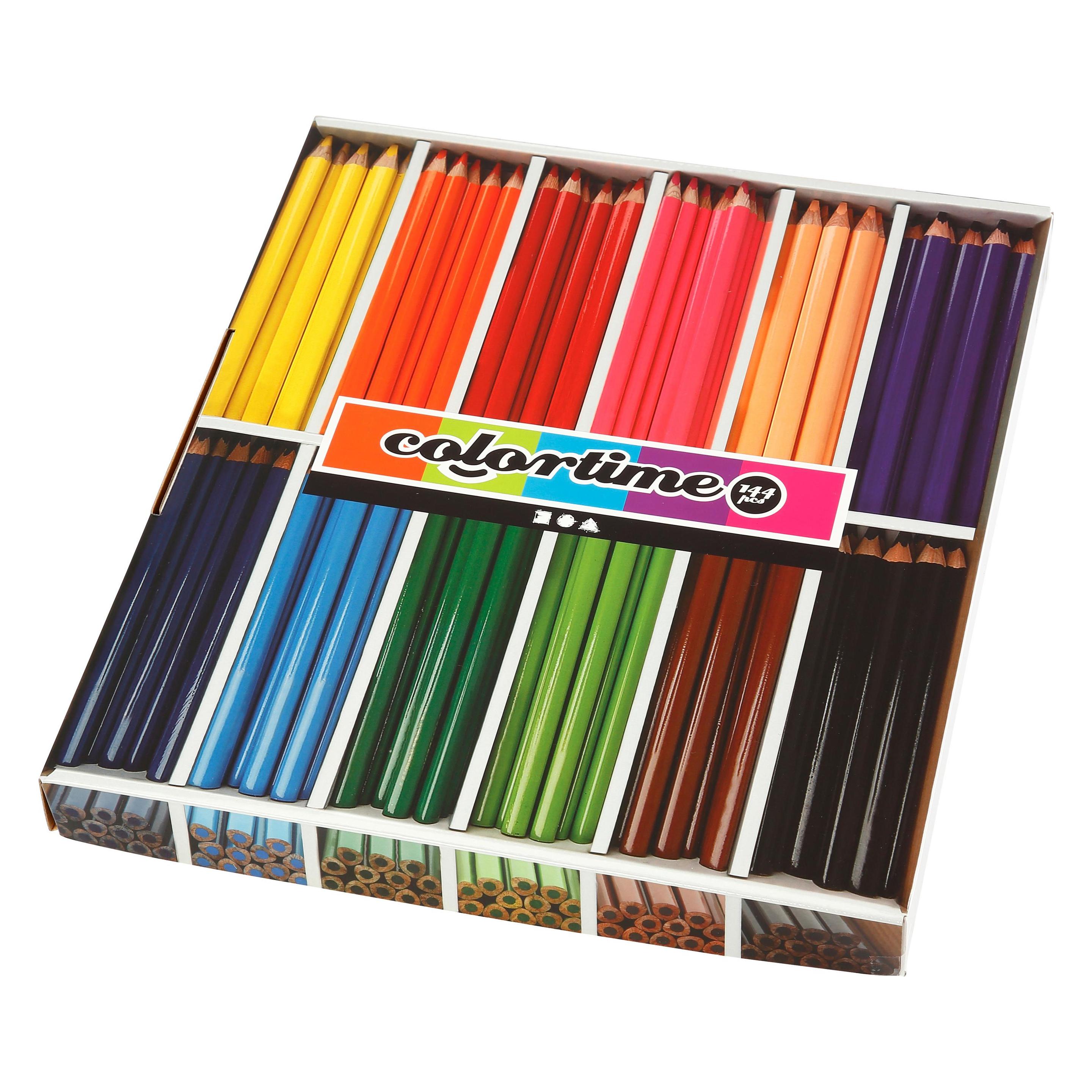 Creativ Company Farbstifte Jumbo 12 x 12 Stück Mehrfarbig (144x) (38080)