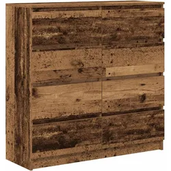 vidaXL Sideboard Altholz-Optik 100x35x99 cm Holzwerkstoff